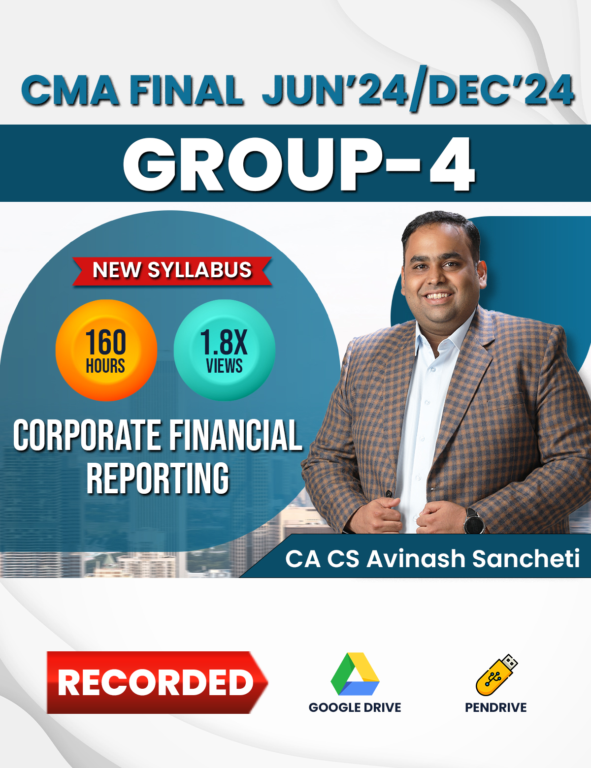 CMA Final Corporate Financial Reporting New Syllabus June'24/Dec'24